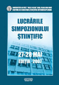 Lucrarile simpozionului stiintific 